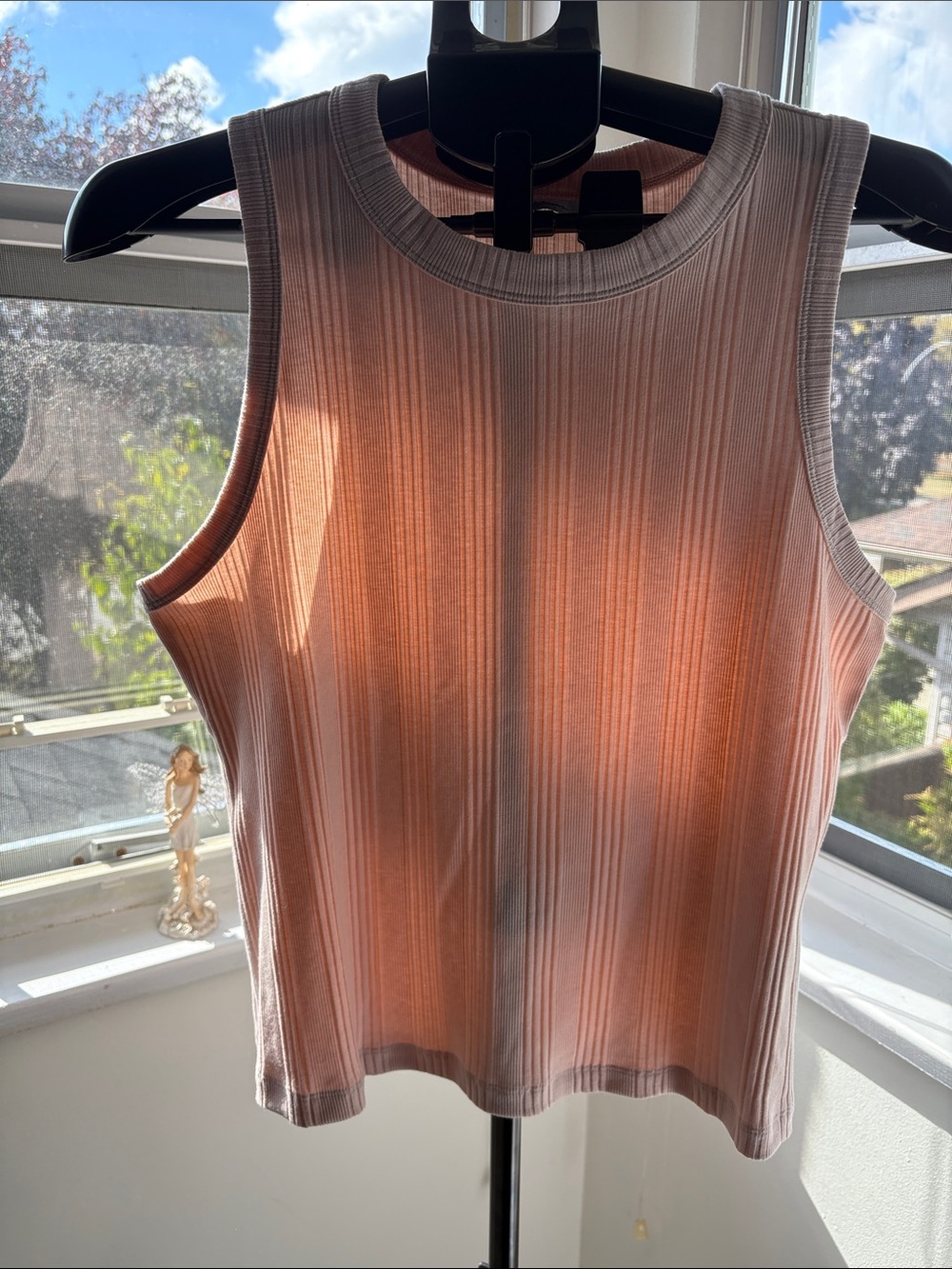 Reitmans Light Pink Ribbed Tank Top